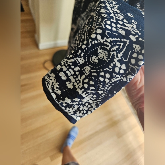 Navy blue maxi dress, worn twice - Picture 6 of 7